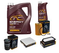 DENCKERMANN Controllo Set MANNOL Combi LL 5W-30 6L Per KIA Soul 1.6 CRDi 128