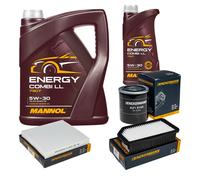 DENCKERMANN Controllo Set MANNOL Combi LL 5W-30 6L Per KIA Soul 1.6 CVVT