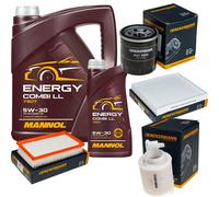 DENCKERMANN Controllo Set MANNOL Combi LL 5W-30 6L Per KIA Stonic 1.0 T-GDi