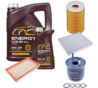 Denckermann Controllo Set mannol Combi Ll 5W-30 6L per Kia Stonic 1.6