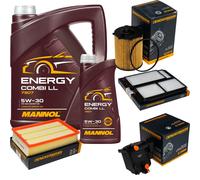 DENCKERMANN Controllo Set MANNOL Combi LL 5W-30 6L Per Mazda 3 1.6 Di Turbo
