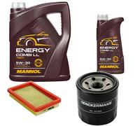 DENCKERMANN Controllo Set MANNOL Combi LL 5W-30 6L Per Mazda Premacy 1.9 2.0