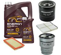 DENCKERMANN Controllo Set MANNOL Combi LL 5W-30 6L Per Mazda Premacy 2.0 TD