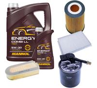 DENCKERMANN Controllo Set MANNOL Combi LL 5W-30 6L Per Mercedes-Benz GLE 250
