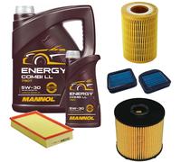 DENCKERMANN Controllo Set MANNOL Combi LL 5W-30 6L Per Mercedes E-Klasse
