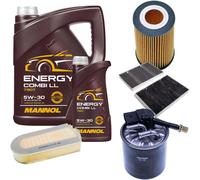 DENCKERMANN Controllo Set MANNOL Combi LL 5W-30 6L Per Mercedes S-Klasse