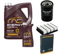 DENCKERMANN Controllo Set MANNOL Combi LL 5W-30 6L Per Mitsubishi Galant VI