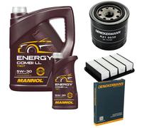 DENCKERMANN Controllo Set MANNOL Combi LL 5W-30 6L Per Mitsubishi Galant VI