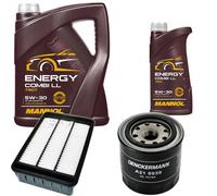 DENCKERMANN Controllo Set MANNOL Combi LL 5W-30 6L Per Mitsubishi Lancer