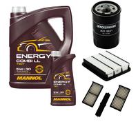 DENCKERMANN Controllo Set MANNOL Combi LL 5W-30 6L Per Mitsubishi Pajero