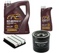 DENCKERMANN Controllo Set MANNOL Combi LL 5W-30 6L Per Mitsubishi Space