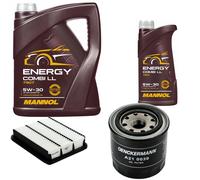 DENCKERMANN Controllo Set MANNOL Combi LL 5W-30 6L Per Mitsubishi Space