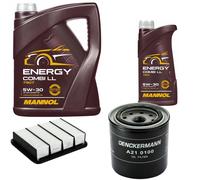 DENCKERMANN Controllo Set MANNOL Combi LL 5W-30 6L Per Mitsubishi Space