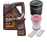 DENCKERMANN Controllo Set MANNOL Combi LL 5W-30 6L Per Nissan NP300 Pick-Up