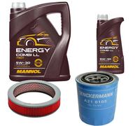 DENCKERMANN Controllo Set MANNOL Combi LL 5W-30 6L Per Nissan Pick-Up 2.5 D