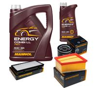 DENCKERMANN Controllo Set MANNOL Combi LL 5W-30 6L Per Nissan Primastar Bus