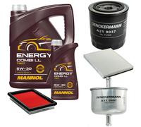 DENCKERMANN Controllo Set MANNOL Combi LL 5W-30 6L Per Nissan Primera 1.6