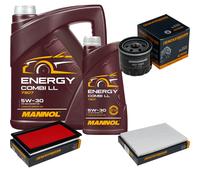 DENCKERMANN Controllo Set MANNOL Combi LL 5W-30 6L Per Nissan Qashqai +2 I