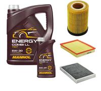 DENCKERMANN Controllo Set MANNOL Combi LL 5W-30 6L Per Opel Astra H 1.4