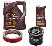 DENCKERMANN Controllo Set MANNOL Combi LL 5W-30 6L Per Opel Campo 2.3 4X4