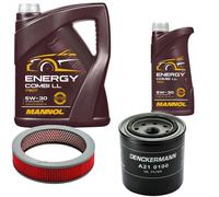 DENCKERMANN Controllo Set MANNOL Combi LL 5W-30 6L Per Opel Campo 2.3 4X4