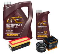 DENCKERMANN Controllo Set MANNOL Combi LL 5W-30 6L Per Renault Laguna I 2.0