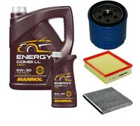 DENCKERMANN Controllo Set MANNOL Combi LL 5W-30 6L Per Renault Laguna II 1.9