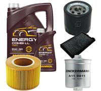DENCKERMANN Controllo Set MANNOL Combi LL 5W-30 6L Per Saab 9-5 Kombi 2.0 T