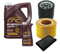 DENCKERMANN Controllo Set MANNOL Combi LL 5W-30 6L Per Saab 9-5 Kombi 2.0 T
