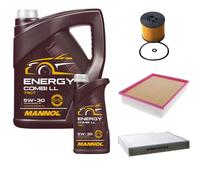 DENCKERMANN Controllo Set MANNOL Combi LL 5W-30 6L Per Skoda Rapid Spaceback