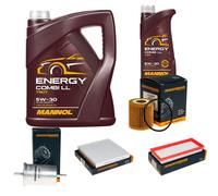 DENCKERMANN Controllo Set MANNOL Combi LL 5W-30 6L Per Smart Fortwo Coupe