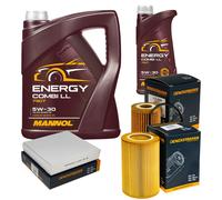 DENCKERMANN Controllo Set MANNOL Combi LL 5W-30 6L Per Smart Fortwo Coupe