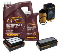 DENCKERMANN Controllo Set MANNOL Combi LL 5W-30 6L Per Ssangyong Rexton 2.2