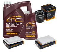 DENCKERMANN Controllo Set MANNOL Combi LL 5W-30 6L Per Suzuki Splash 1.2 VVT