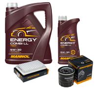 DENCKERMANN Controllo Set MANNOL Combi LL 5W-30 6L Per Suzuki Splash 1.2 VVT