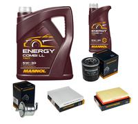 Denckermann Controllo Set mannol Combi Ll 5W-30 6L per Suzuki Swift III 1.3