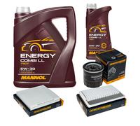 Denckermann Controllo Set mannol Combi Ll 5W-30 6L per Suzuki Swift V 1.4