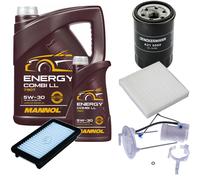 DENCKERMANN Controllo Set MANNOL Combi LL 5W-30 6L Per Suzuki SX4 1.6 VVT