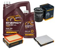 DENCKERMANN Controllo Set MANNOL Combi LL 5W-30 6L Per Suzuki Wagon R+ 1.3