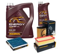 DENCKERMANN Controllo Set MANNOL Combi LL 5W-30 6L Per Toyota Corolla Verso