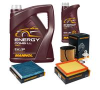 DENCKERMANN Controllo Set MANNOL Combi LL 5W-30 6L Per Toyota RAV 4 IV 2.5