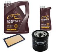DENCKERMANN Controllo Set MANNOL Combi LL 5W-30 6L Per Toyota RAV 4 V 2.5