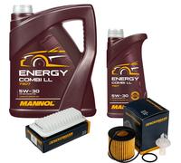 DENCKERMANN Controllo Set MANNOL Combi LL 5W-30 6L Per Toyota Yaris 1.3 1.33
