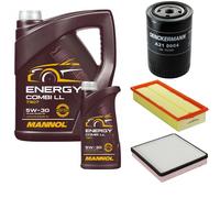 DENCKERMANN Controllo Set MANNOL Combi LL 5W-30 6L Per VW Golf II 1.6 D