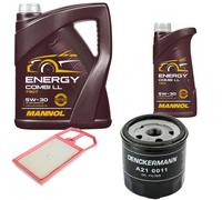 DENCKERMANN Controllo Set MANNOL Combi LL 5W-30 6L Per VW Golf IV 1.4 16V