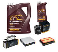 DENCKERMANN Controllo Set MANNOL Combi LL 5W-30 6L Per VW Golf VI Cabriolet