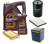 DENCKERMANN Controllo Set MANNOL Combi LL 5W-30 6L Per VW Passat Variant 1.8