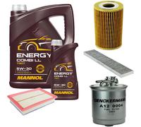 DENCKERMANN Controllo Set MANNOL Combi LL 5W-30 6L Per VW Sharan 1.9 TDI