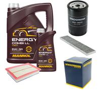 DENCKERMANN Controllo Set MANNOL Combi LL 5W-30 6L Per VW Sharan 2.0 1.8 T