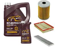 DENCKERMANN Controllo Set MANNOL Combi LL 5W-30 6L Per VW Sharan 2.8 VR6